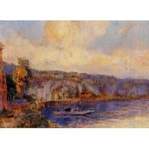   name The Seine at La Bouille, By Lebourg Albert