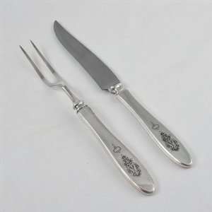  Bird of Paradise by Community, Silverplate Carving Fork & Knife 