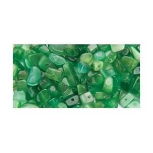  Beaders Paradise Glass Bead Tubes 24 Grams Emerald Green 