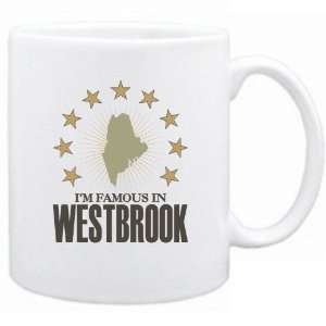New  I Am Famous In Westbrook  Maine Mug Usa City 