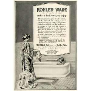  1917 Ad Kohler Ware Wisconsin Bathroom Viceroy BathTub 