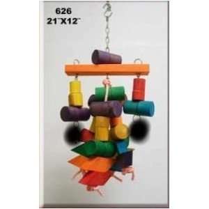   Zoo Max DUS626 Wooly Mammoth 21in Ht x 12in W Large Bird Toy Pet