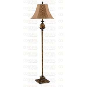  Coaster Pineapple Floor Antique Gold Table Lamp   Set of 2 