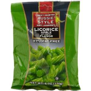 Lucky Country Apple Licorice 6 oz Bag Grocery & Gourmet Food