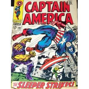  Captain America #102 Comic Book (Jun 1968) Fine 