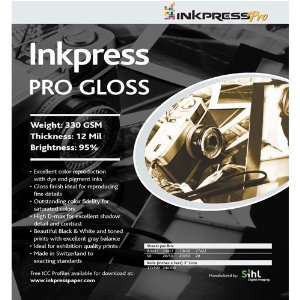  Inkpress Pro Gloss, Professional Single Sided Inkjet Paper 