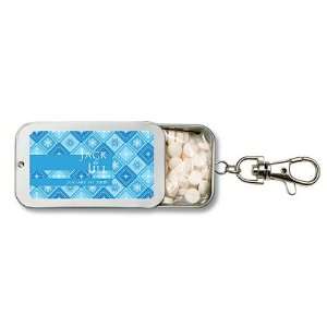   Wrapping Paper Design Personalized Key Chain Mint Tin Fav (Set of 24
