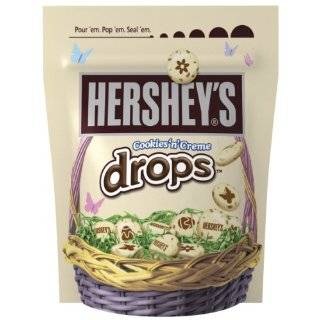 Hersheys Easter Cookies n Creme Drops, 7 Ounce Pouches (Pack of 4)