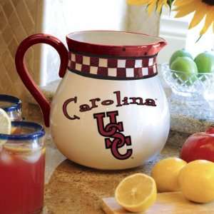 NCAA University of South Carolina Gamecocks Ceramic Drink Pitcher 