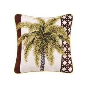  Barbados Sunset Needlepoint/Lattice Pillow