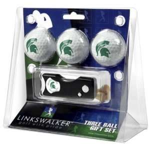  Michigan State Spartans NCAA 3 Golf Ball Gift Pack w 