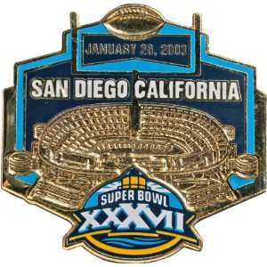  NFL 2003 Super Bowl 37 Stadium Pin