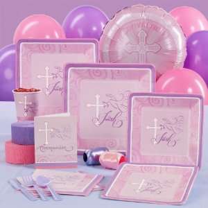  Faithful Dove Pink Communion Standard Party Pack for 8 