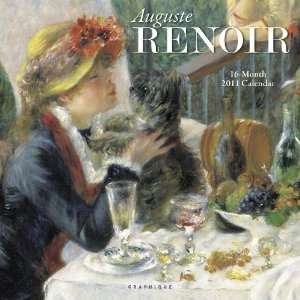 2011 Art Calendars Auguste Renoir   16 Month Art   30x30cm  