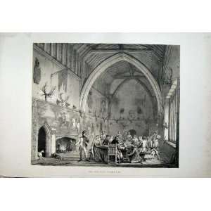 Nash 1840 Banquet Hall Moat House Ightham Kent England  