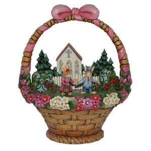    Jim Shore Bless This Day Easter Basket Diorama 