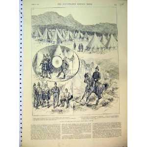  1889 Camping Cape Colony Volunteers Soldiers Tent Horse 