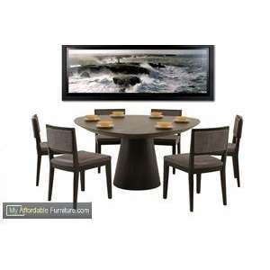   inch Triangle Shaped Dining Table Set by Diamond Sofa