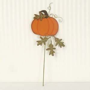  Wholesale Metal Fat Pumpkin on Stake Only $3.50 Each 
