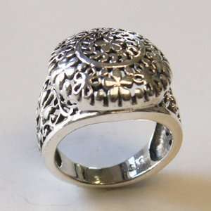   Thai Design Ring 92.5sterling Silver Size Us8 Uk  P 
