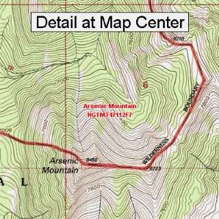   Map   Arsenic Mountain, Montana (Folded/Waterproof)