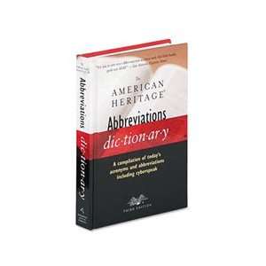     American Heritage Abbreviations Dictionary Electronics