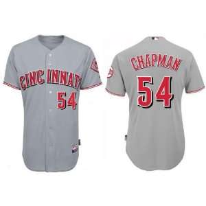  baseball jerseys cincinnati reds 54# chapman grey 2011 new baseball 