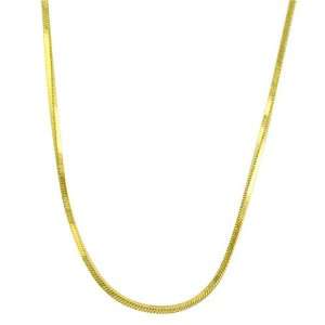  10 Karat Yellow Gold Square Snake Chain (18 inch) Jewelry