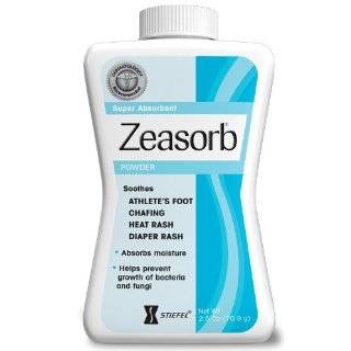 Zeasorb Super Absorbent Powder, Foot Care, 2.5 Ounce Bottles (Pack of 
