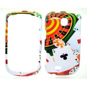 Casino Style Snap on Protective Cover Case for Samsung Dart T499 