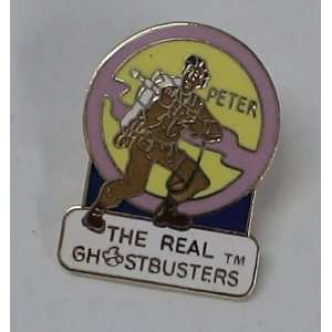  the real ghostbusters peter enamel pin 1986 Everything 