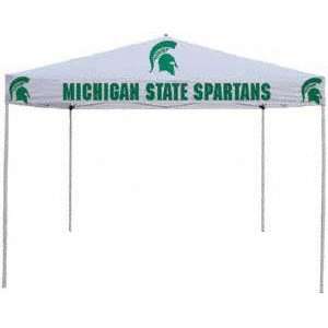   Michigan State Spartans White Tailgate Tent Canopy