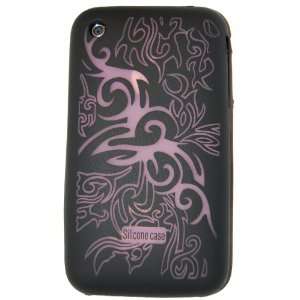  KingCase iPhone 3G & 3GS * Tattoo Design * Soft Silicone Laser Case 