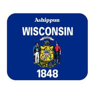   US State Flag   Ashippun, Wisconsin (WI) Mouse Pad 