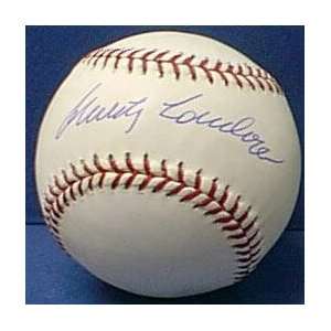 Marty Cordova Autographed Baseball 