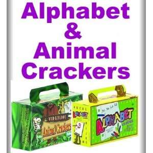 Dairy State Wild Jungle Animal and Alphabet Shaped Crackers   4 Packs 