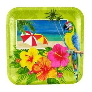 Tropical Vacation Dinner Plates (8 count)