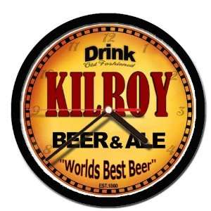  KILROY beer and ale cerveza wall clock 