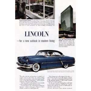 Lincoln Cosmopolitan & Capri Vintage Ad   1950s (Ford Motor Company 