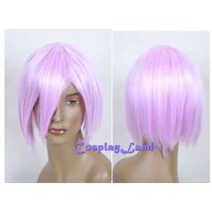    resistant Lucky Star theater Wig   light purple