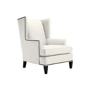 Williams Sonoma Home Anderson Wing Chair, Classic Linen, White 