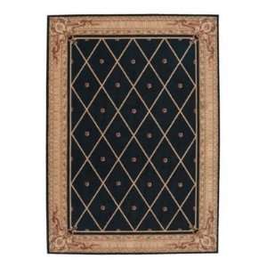   Black Transitional French 56 x 75 Rug (AS03) Furniture & Decor
