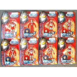   Set of 8 Ultraman Action Figures   5.25 inches tall Toys & Games
