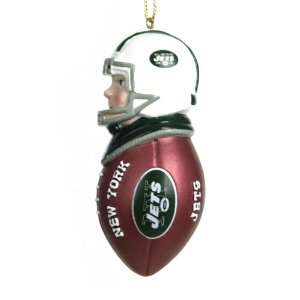  BSS   New York Jets NFL Team Tackler Player Ornament (4.5 