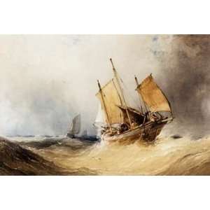   Callow William Fishing Smack and Shipping On Open Seas