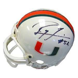  Ray Lewis Autographed / Signed University of Miami 