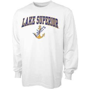  NCAA Lake Superior Lakers White Bare Essentials Long 