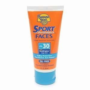 Banana Boat Sport Performance Broad Spectrum Faces Sunscreen Lotion 
