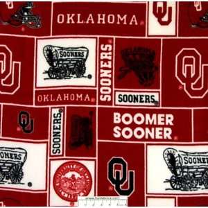  University of Oklahoma Squares Fleece 