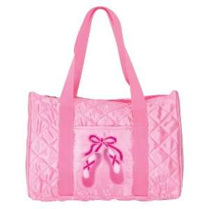 Dance Bag  Quilted on Pointe Pink Duffel  Sports 